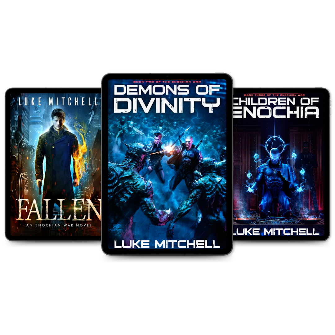 Enochian War Books 2-3, plus Fallen novel — Ebook